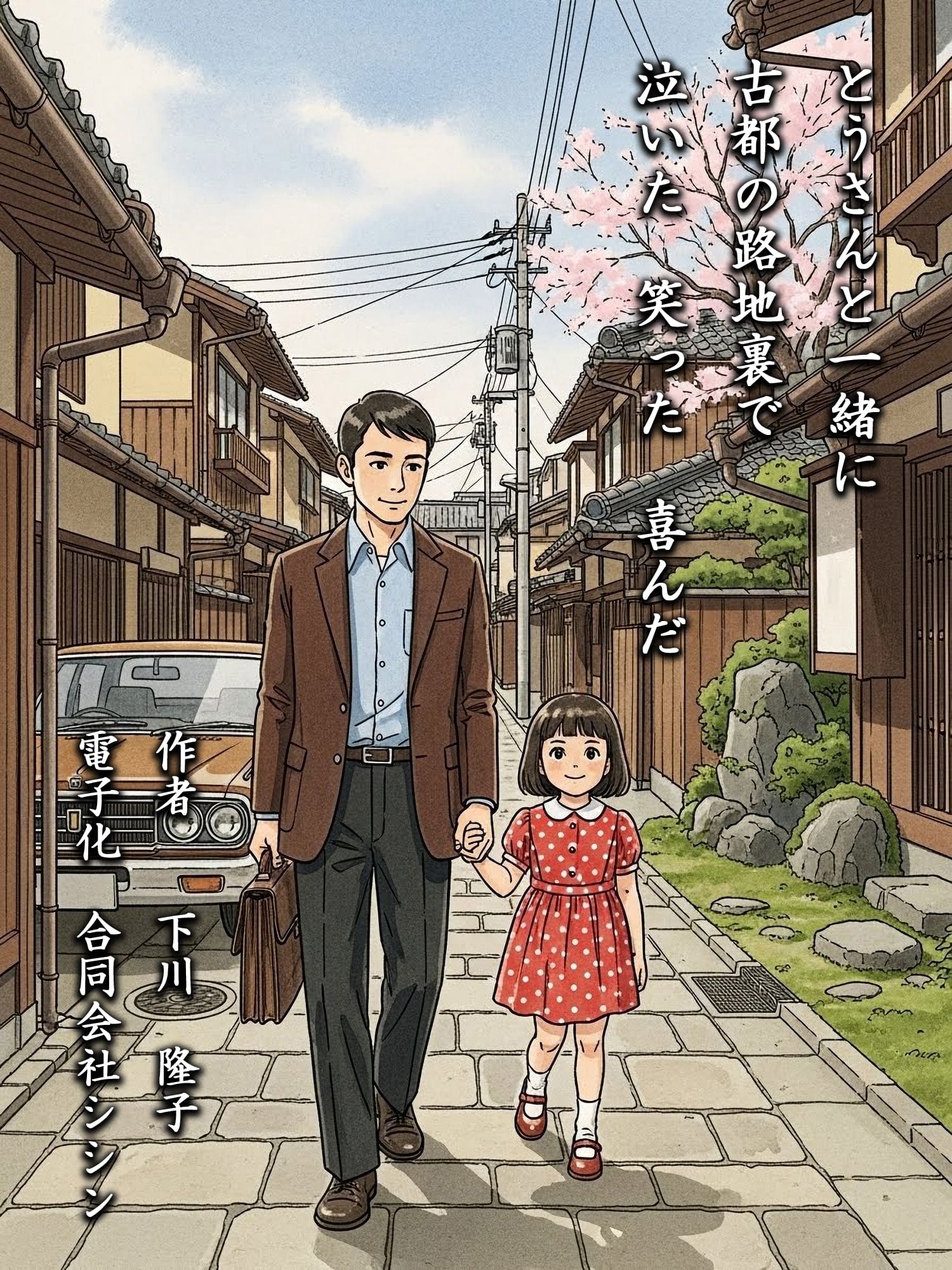 とうさんと一緒に　古都の路地裏で　泣いた　笑った　喜んだ